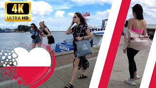 GDYNIA  Poland  HARBOUR  4K WALK UHD [upl. by Rehpinnej]