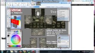 How to make a military uniform ROBLOX PAINTNET [upl. by Hcardahs]