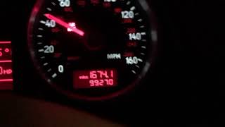 Audi TT 32 V6 manual 060 0100 mph acceleration [upl. by Eimmis66]