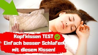 Nackenkissen Test amp Erfahrung 🔴 Besser schlafen mit diesem Kissen [upl. by Ornas]