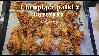 HIT Chrupiące pałki z kurczaka z piekarnika  Crispy fried chicken  cookrate chicken MajkelGotuje [upl. by Savadove]