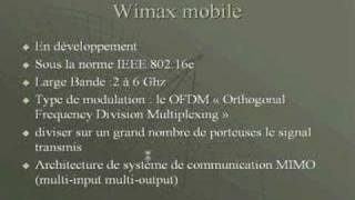 presentation Wimax [upl. by Eisiam]