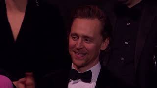 quotTom Hiddleston is in the housequot  Tom Hiddleston introduced by Rebel Wilson at the BAFTA Awards [upl. by Arimlede]