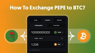 How To Convert PEPE To BTC [upl. by Sutsuj160]