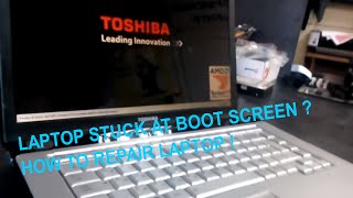 Solving laptop stuck at boot screen Diagnostics and Repair [upl. by Eylloh102]