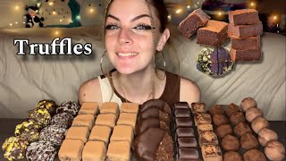 CHOCOLATE TRUFFLES MUKBANG Vegan No Talking [upl. by Jodi]