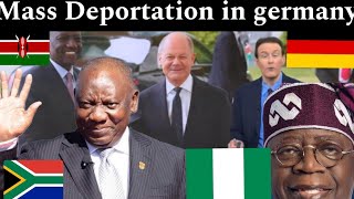 Germany Plan Deportation on illegal south Africans Kenyans amp Nigerians as agreed by Africa leaders😭 [upl. by Lleunamme983]