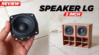 REVIEW SPEAKER LG 3 INCH 15 WATT SUBWOOFER ‼️  COMPERE SAMA SPEAKER AUDAX AX [upl. by Eisenstark828]