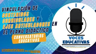 Vinculación de contenidos curriculares y ejes articuladores en el plano didáctico [upl. by Vernor]