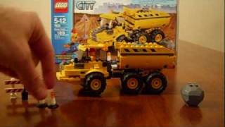 Lego Dump Truck  A Review Of The Lego City Dump Truck 7631 [upl. by Oibirot996]