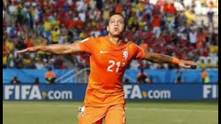 Memphis Depay  World Cup 2014  Skills amp Goals [upl. by Qerat]