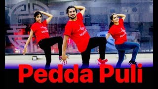 Pedda Puli dance video song  teen maar dance  Chal Mohan Ranga Movie Songs  saadstudios [upl. by Somerville942]