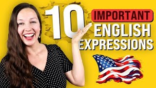 10 Important English Phrases Advanced Vocabulary Lesson [upl. by Analram]