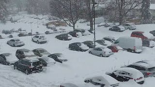 Snow Storm in Mississauga Canada 25 35cm [upl. by Gnouc]