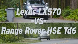 Lexus LX570 vs Range Rover HSE Td6  AutoNation [upl. by Philbrook]