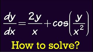 solve differential equation with substitution [upl. by Oulman576]