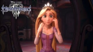 KINGDOM HEARTS 3  Rapunzel Realizes Shes the Lost Princess  PS4 Gameplay [upl. by Harrad]