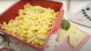 Recetas Thermomix ® TM31  Macarrones a la Carbonara [upl. by Sorilda480]