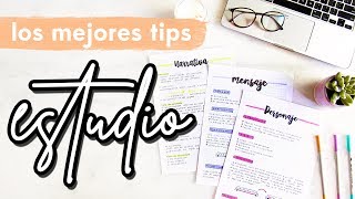 LOS MEJORES TIPS DE ESTUDIO Cómo Sacar las Mejores Notas  REGRESO A CLASES [upl. by Htebazila439]