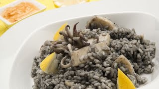 Receta de arroz negro con sepia y alioli de morrón  Karlos Arguiñano [upl. by Siol121]