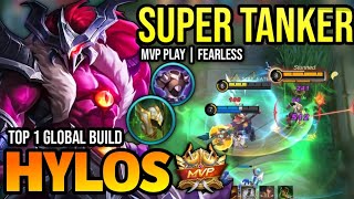 HYLOS BEST BUILD 2023  BUILD TOP 1 GLOBAL HYLOS GAMEPLAY  MOBILE LEGENDS✓ [upl. by Oicneserc]