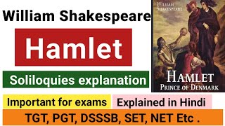 Hamlet Soliloquies explained in Hindi [upl. by Nyrrat930]