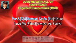 Love Me With All Your Heart  Engelbert Humperdinck Lyrics amp Guitar Chords [upl. by Arinayed87]