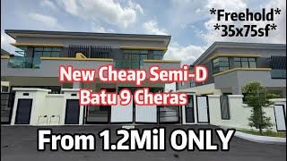 CHEAP Brand New Completed SemiD  Batu 9 Cheras [upl. by Atselec]