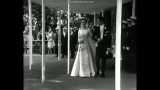 Royal Wedding of Queen Margrethe II and Prince Consort Henrik 1967 Part 2 [upl. by Idnim]