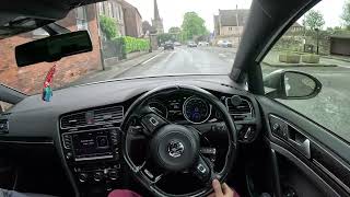 Daytime POV Drive  Golf R Mk7 MUST WATCH [upl. by Macgregor122]