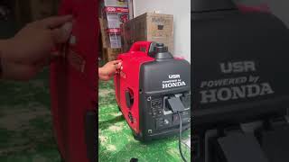 genset inverter silent 2000 watt powered by Honda [upl. by Nenney]