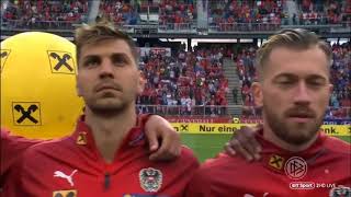 Germany vs Austria National Anthem International Friendlies [upl. by Daza]