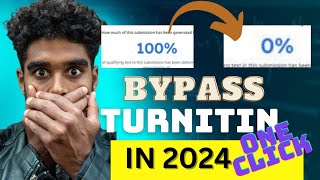 How to Bypass Turnitin ai detector in 2024  TurnitinOriginalityaiGPTZero and More [upl. by Euqinmod]