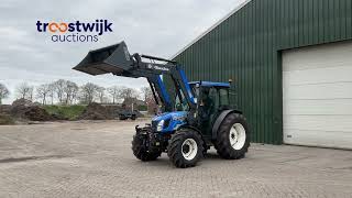 New Holland TN75DA  Vierwielaangedreven landbouwtractor TXR29Z  Auction 45118  Lot 3 [upl. by Brandes]