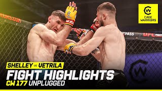 ONE PUNCH KO 🤯  Adam Shelley vs Marin Vetrila  CW 177 Fight Highlights [upl. by Winsor]