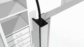 Sistema para puertas de closet  Frente de placard integral Standar [upl. by Ahsal]