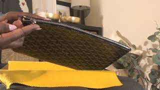 Goyard Senat MM Pouch Unboxing [upl. by Nazar]