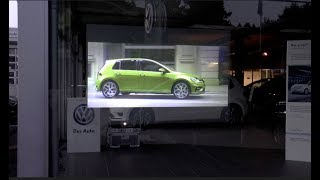 RearProjection transparent ASLAN RP 36 Autohaus  Deutsch [upl. by Nitsu]