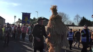 Whittlesea Straw Bear Festival 2024  Procession [upl. by Macdonald]