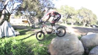 2013 OSET Electric Trials Bike Test [upl. by Eelsha]