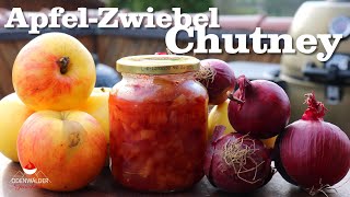 Köstliches Apfel Zwiebel Chutney  ideal zu Käse und Fleisch [upl. by Henry774]