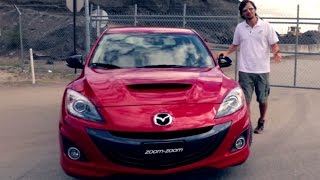 Prueba Mazda MazdaSpeed3 2013 Español [upl. by Woodley]