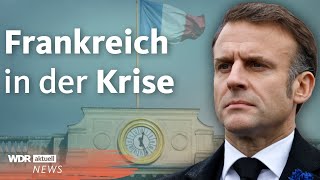 Krise in Frankreich Entlässt Präsident Macron Premierminister Michel Barnier  WDR Aktuelle Stunde [upl. by Vaclav]