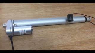 12V DC LongStroke Linear Actuator Gimson Robotics GLA200 [upl. by Sarad342]