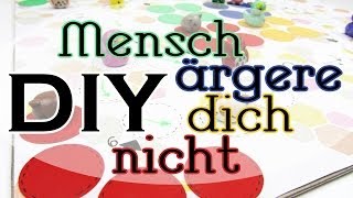 DIY Mensch Ärgere Dich Nicht  Brettspiel  Geschenkidee [upl. by Arney]