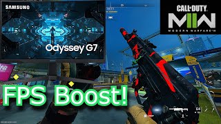 If you want high FPS on Warzone 20 with Samsung Odyssey g7\g9 You really need to do this [upl. by Milurd]