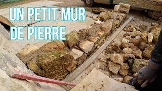 mur en pierre  vidéo n°27 [upl. by Yzdnil]