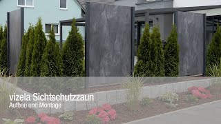 vizela Sichtschutz  Aufbau und Montage [upl. by Keynes]