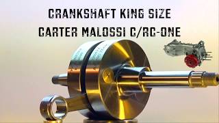 CRANKSHAFT MONAYA 50100mm Carter malossi CRCONE [upl. by Arza]