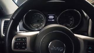 2012 jeep grand cherokee oil life reset [upl. by Aral285]